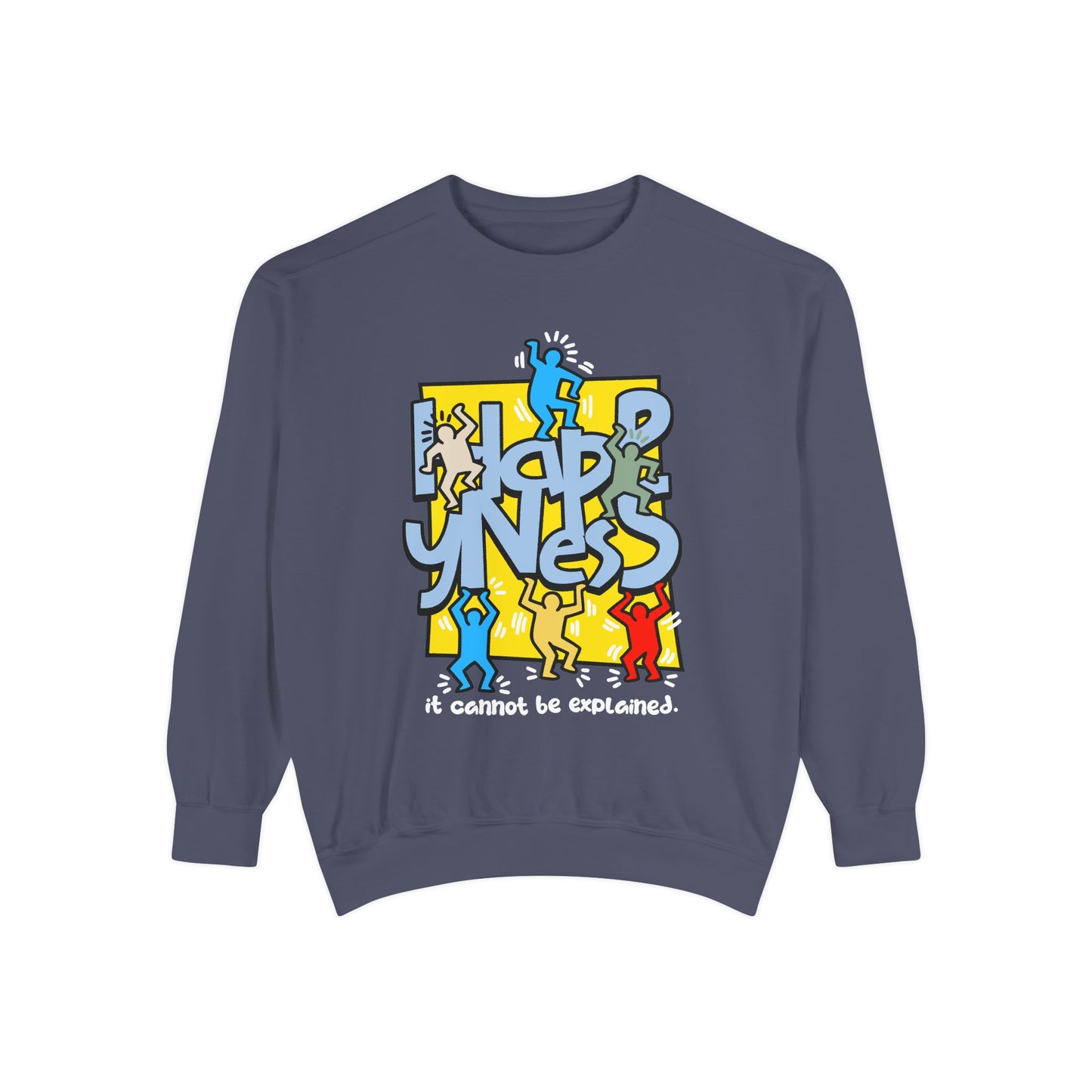 Garment-Dyed Sweatshirt - Way to Happiness Design
