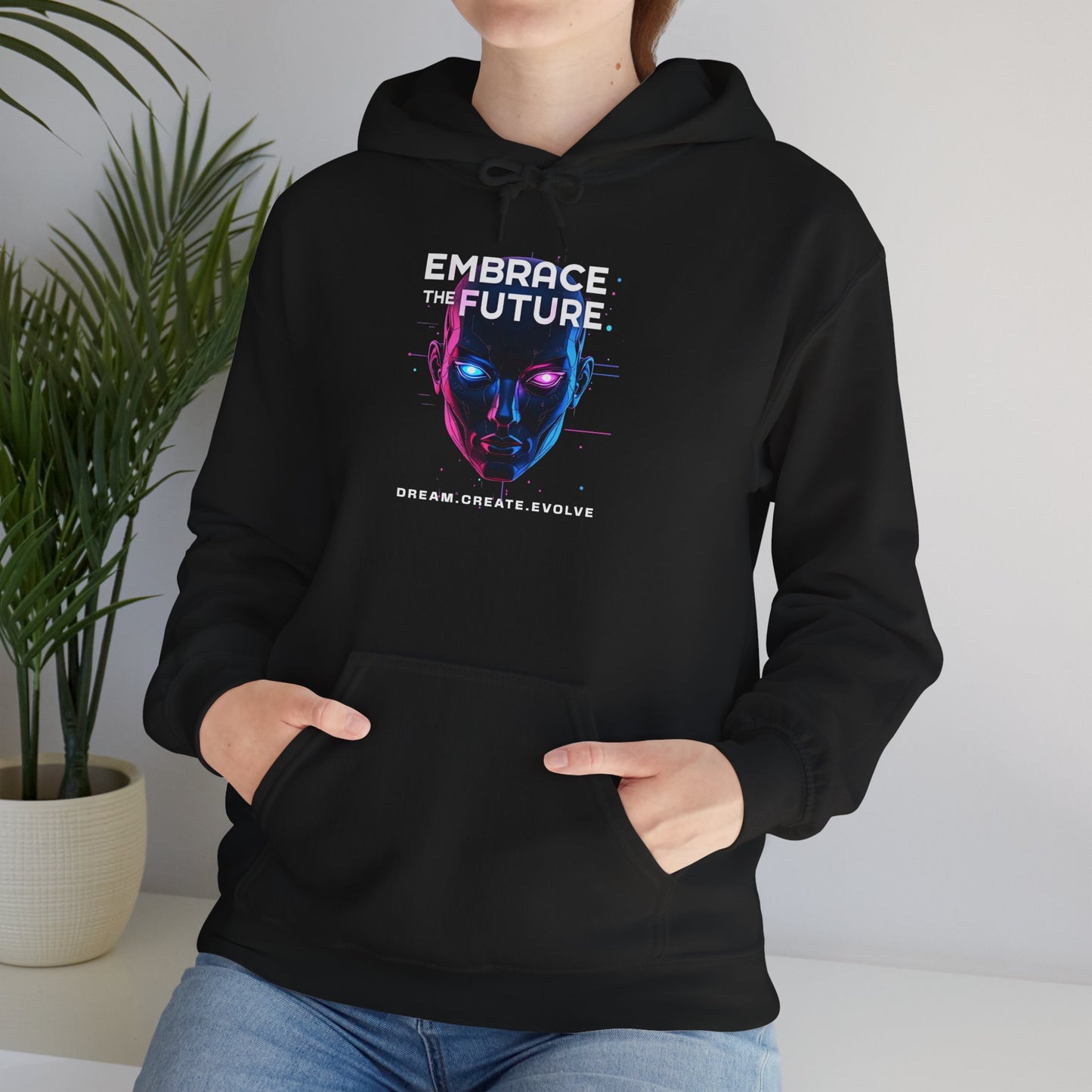 Embrace the Future Hoodie - Unisex Heavy Blend