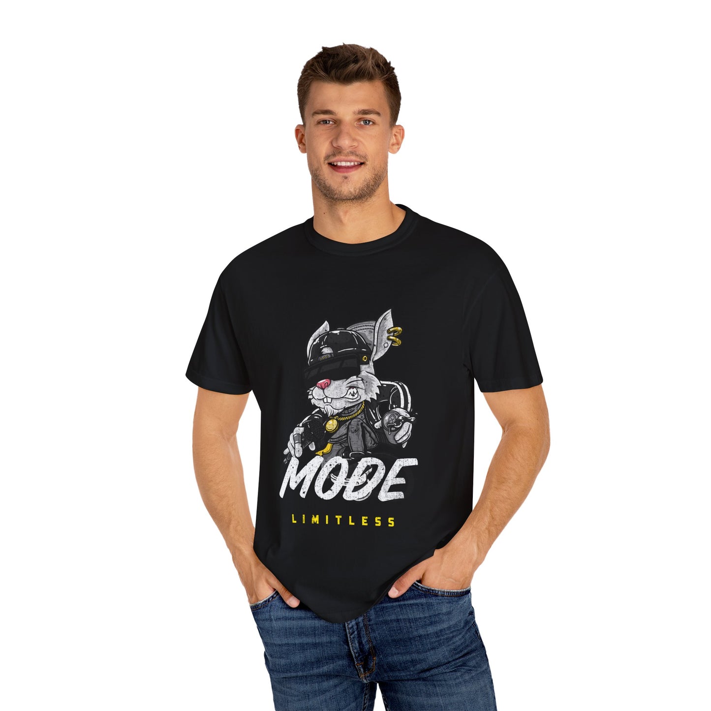 T-Shirt Limitless Mode Unisex Garment-Dyed Tee