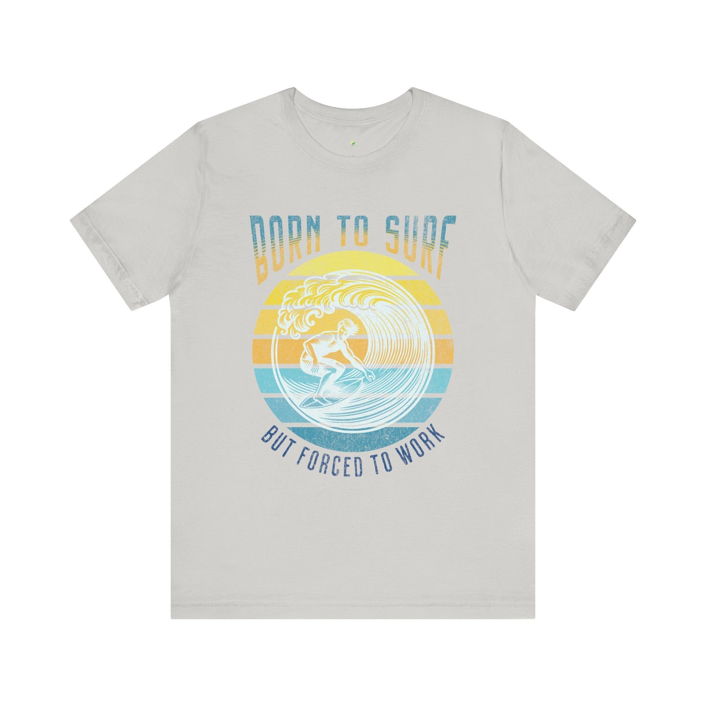 Surf Short Sleeve Tee - Born to Surf Design