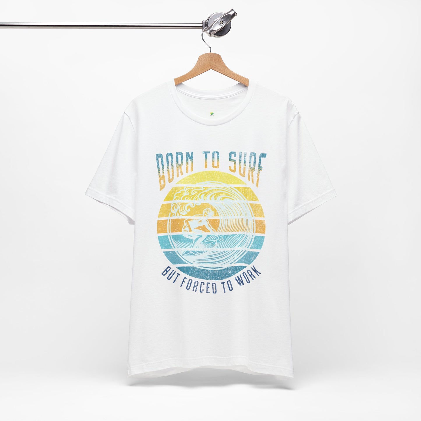 Surf Short Sleeve Tee - Born to Surf Design