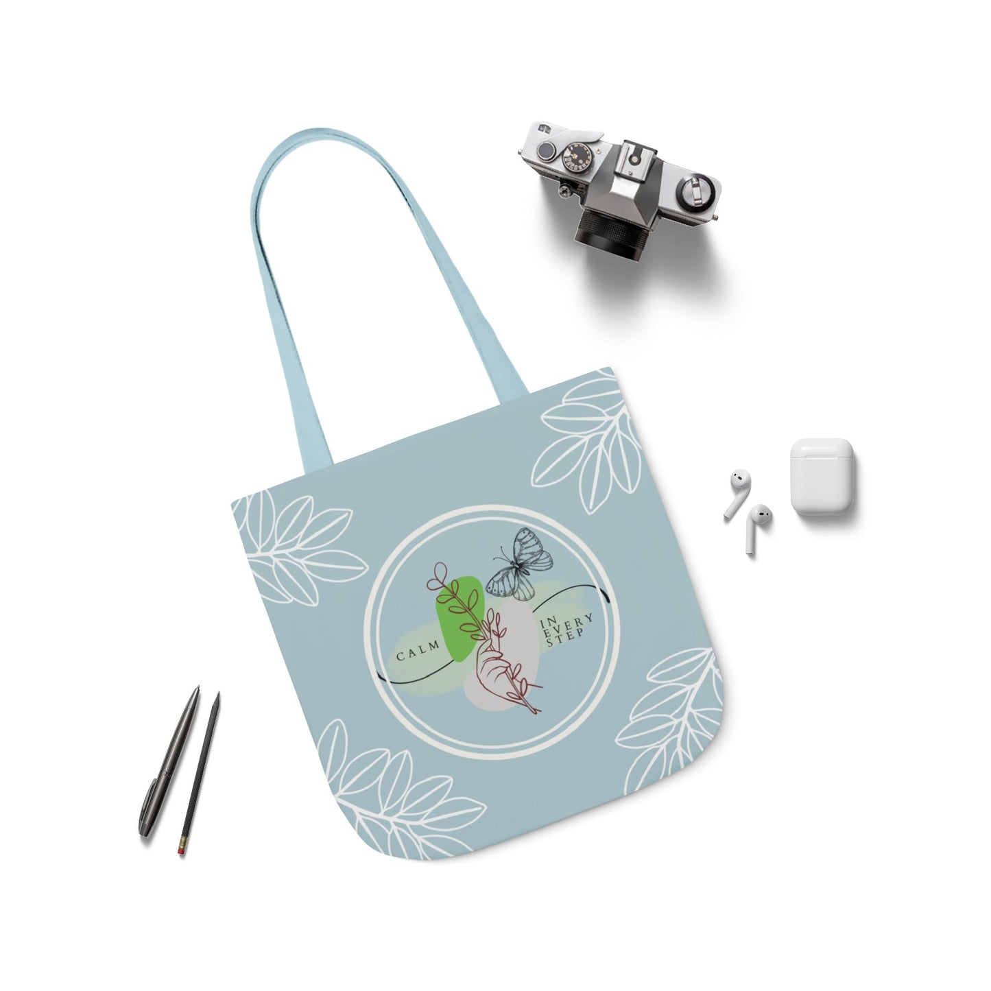 Calm In Every Step Tote Bag