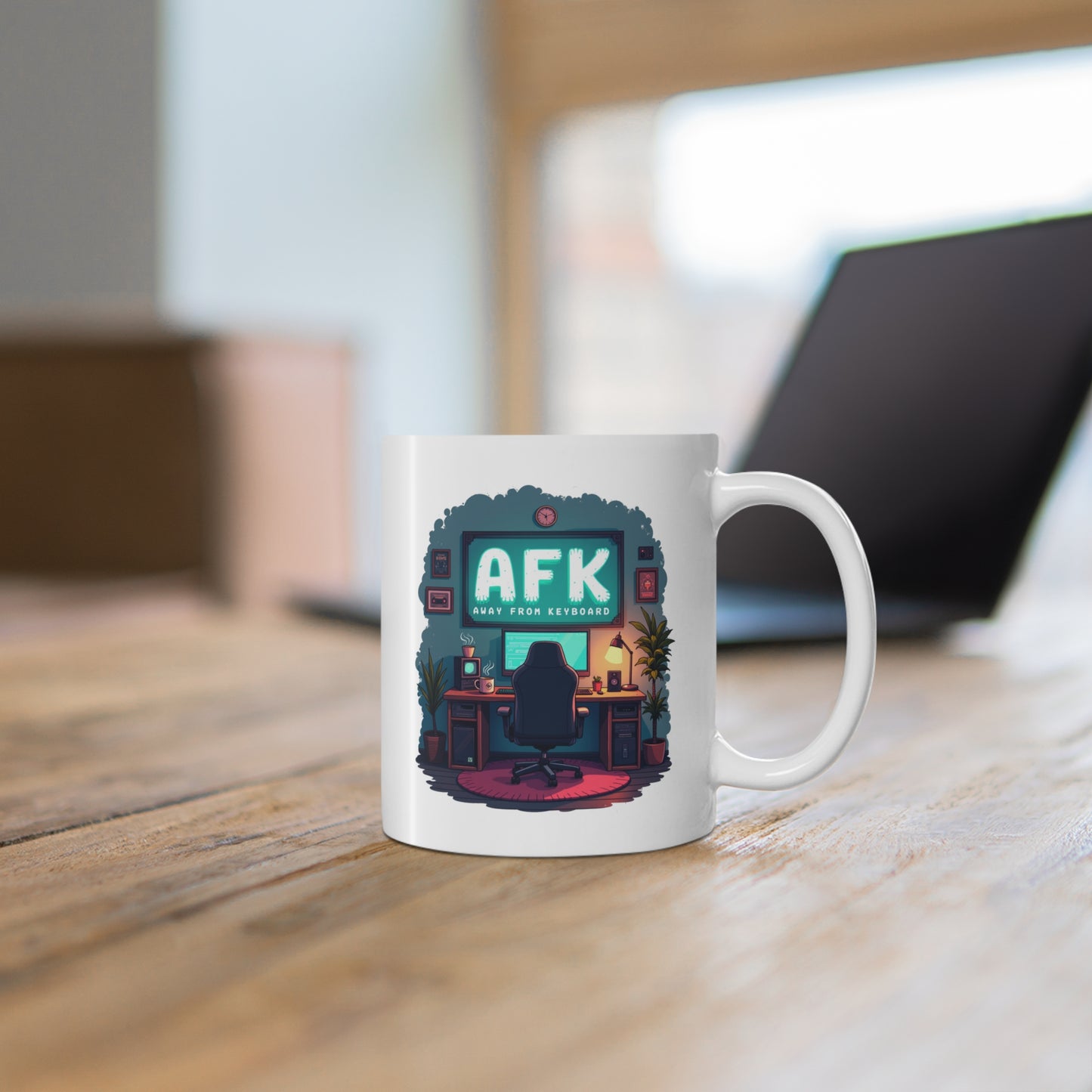 Mug 11oz 'Away from keyboard' Funny Coffee Cup