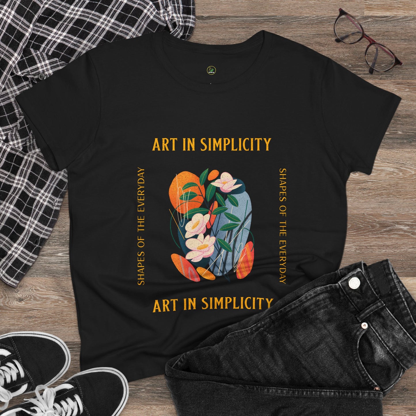 Cotton Tee Art in Simplicity
