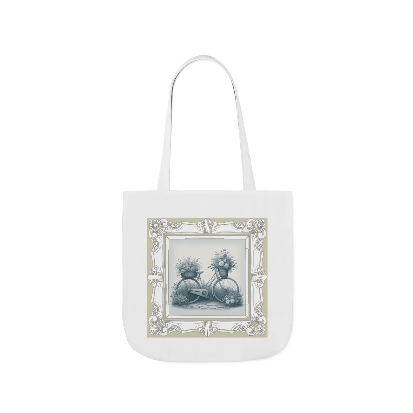 Floral Canvas Tote Bag
