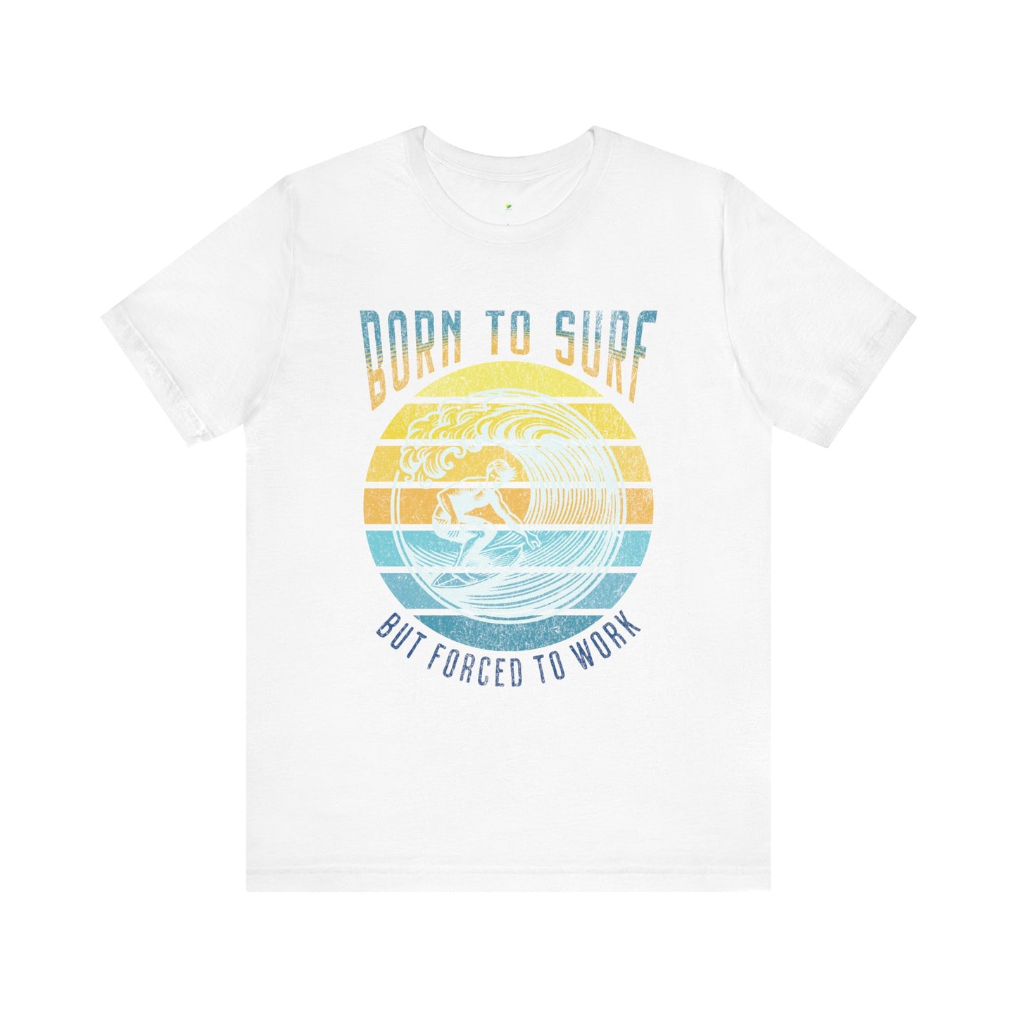 Surf Short Sleeve Tee - Born to Surf Design