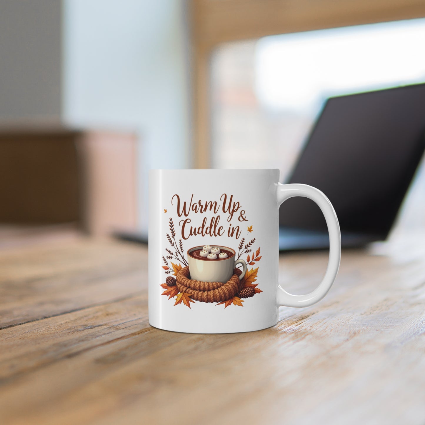 Mug 11oz Cozy Fall Warm Up & Cuddle In