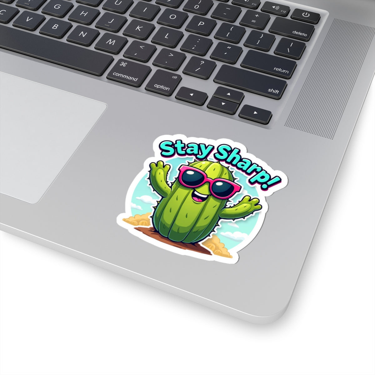 "Stay Sharp" Typography Kiss-Cut Stickers