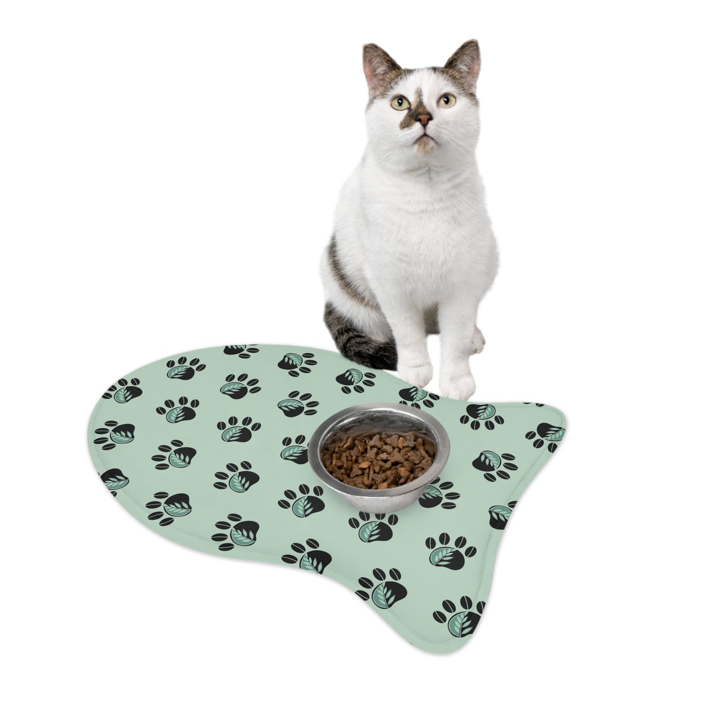 Pet Feeding Mats - Eucalyptus Design