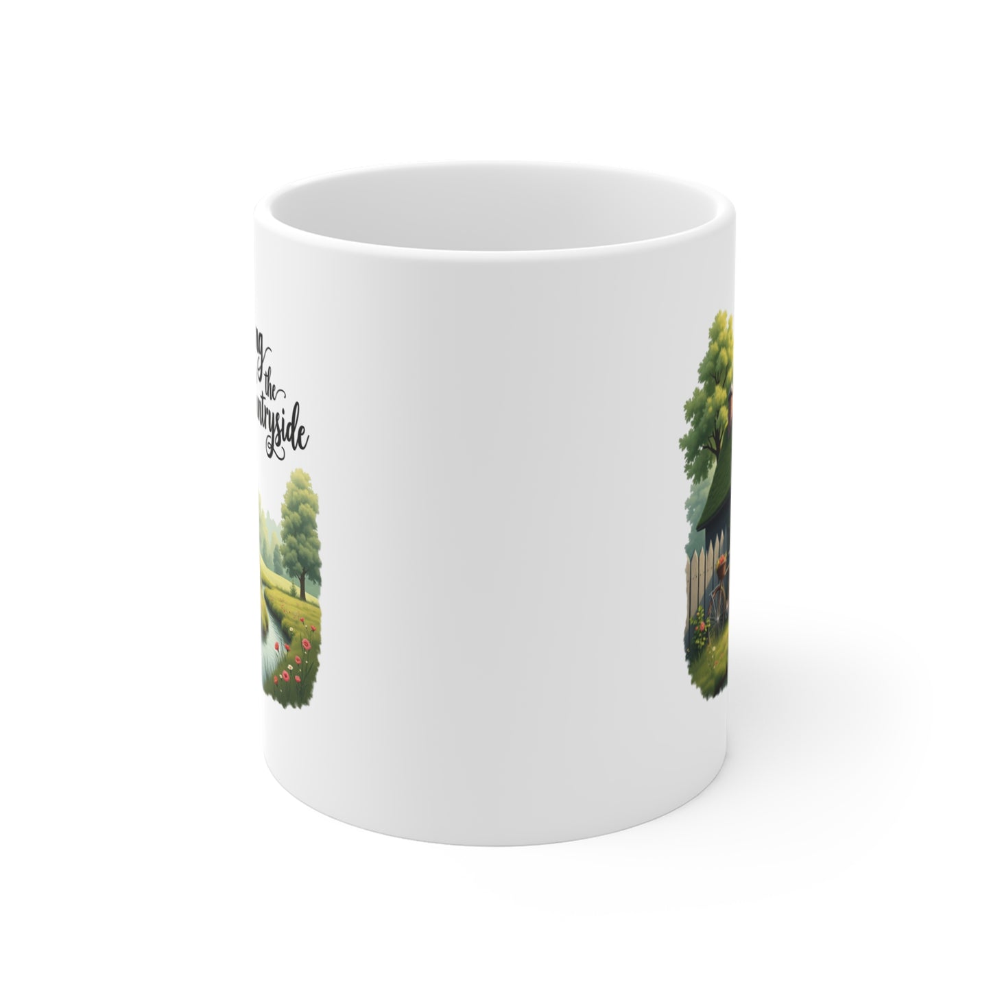 Farmhouse Coffee Mug 11oz, Countryside Dream Cup