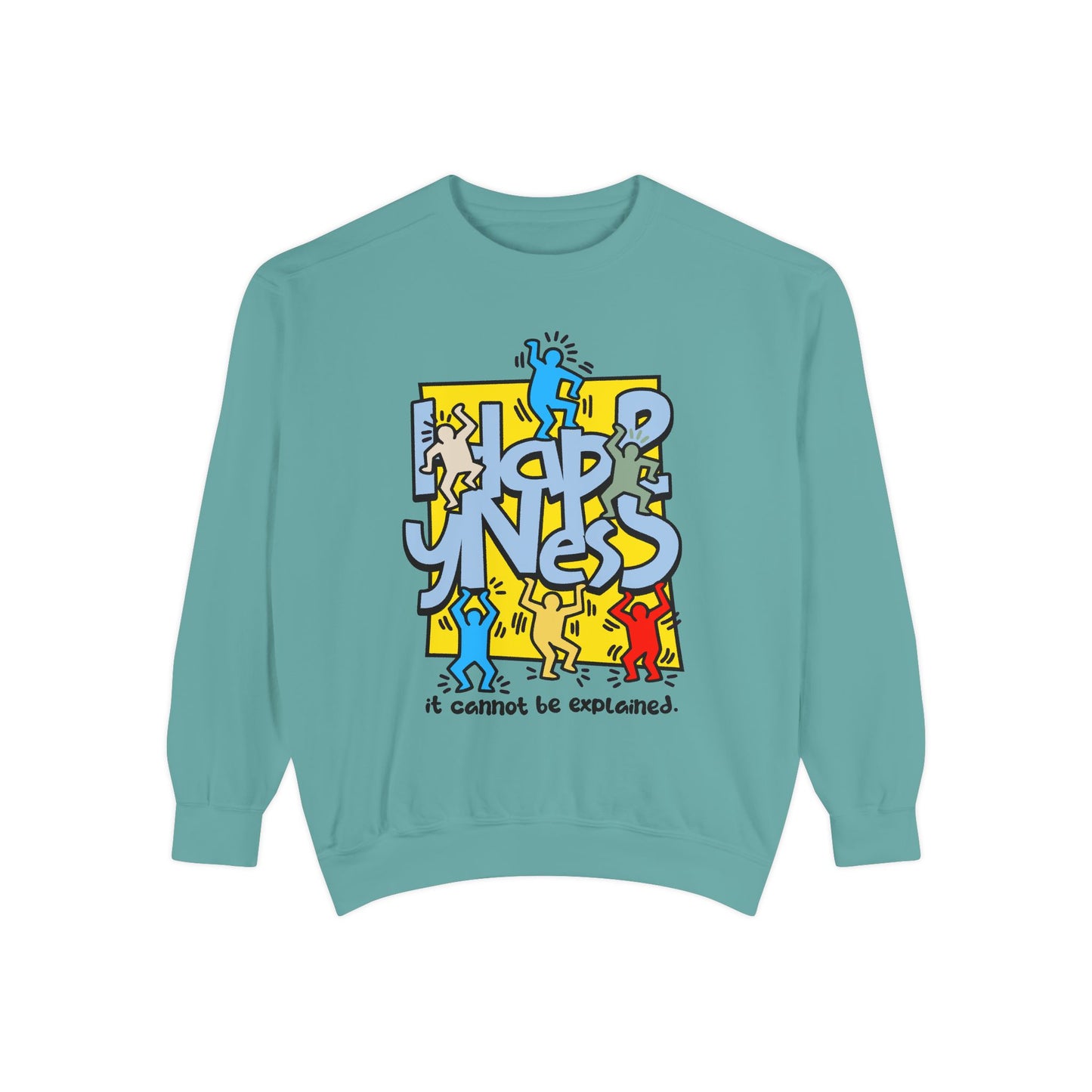Garment-Dyed Sweatshirt - Way to Happiness Design