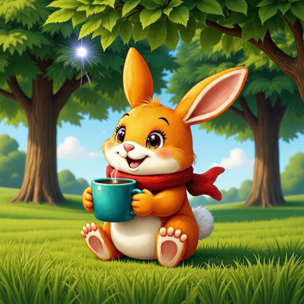 Barnaby the Bunny Cocoa Loverâ Digital Flipbook for Kids 42 pages (Ages 3â5)