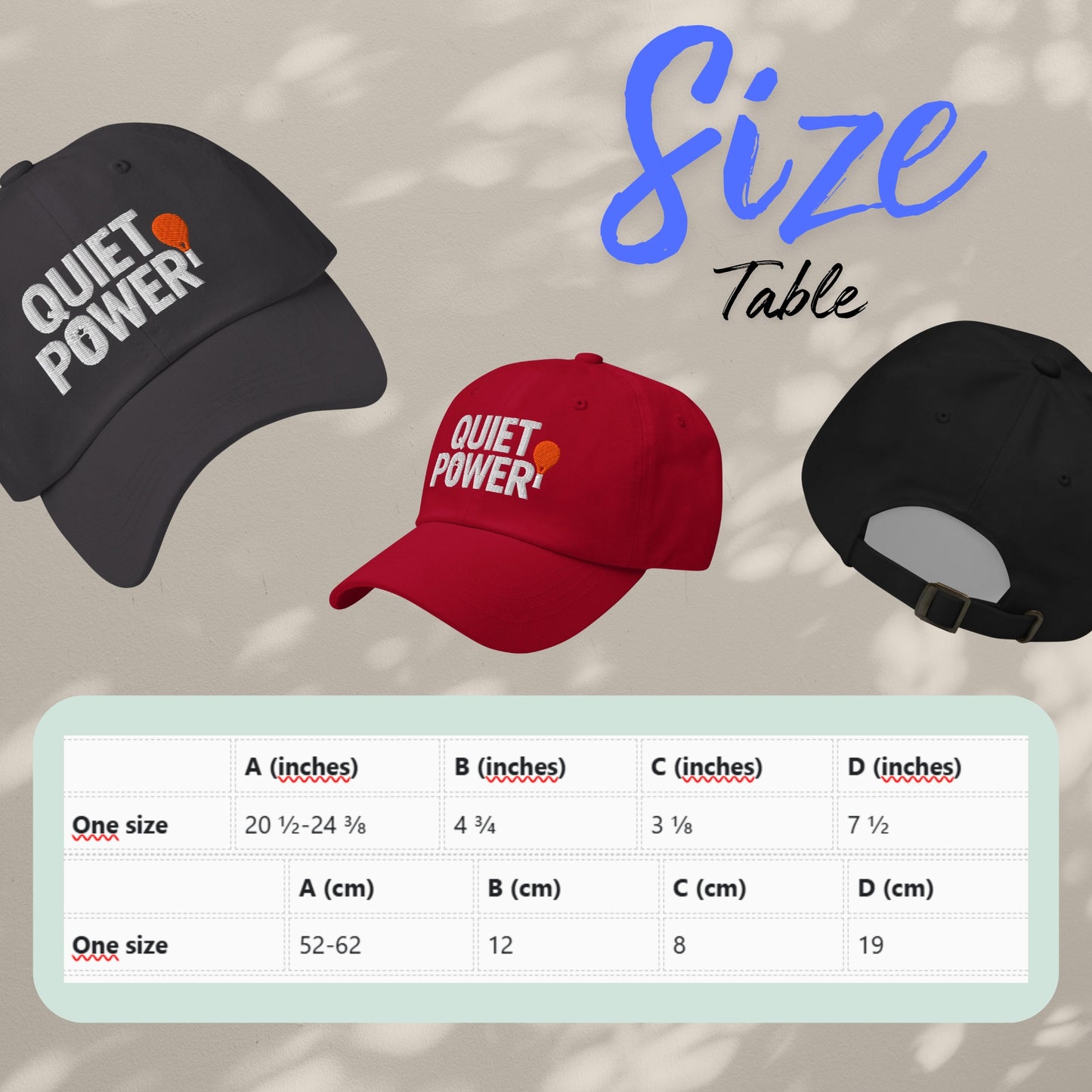 Embroidered Dad Hat For Tennis Lovers