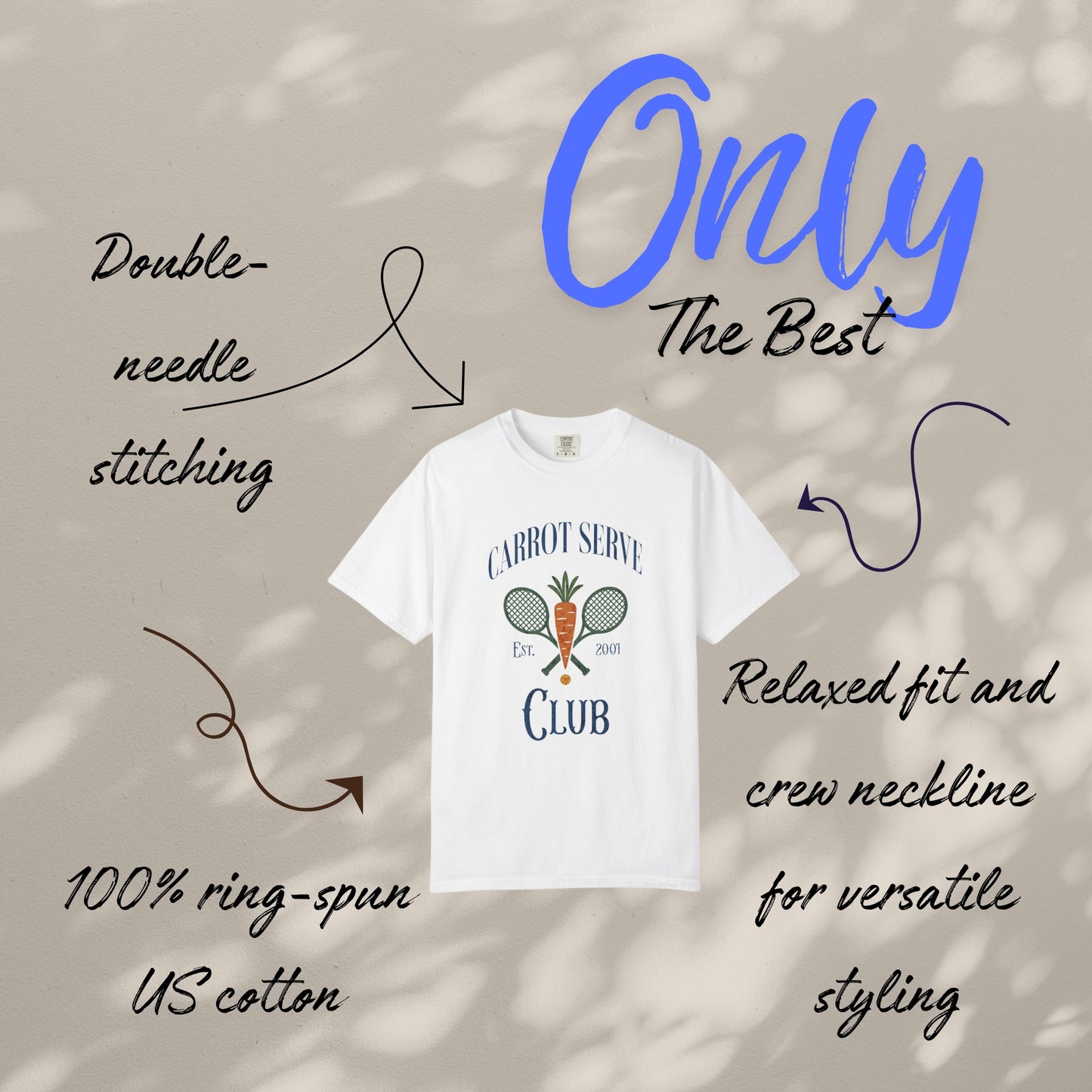Carrot Serve Tennis Club T-Shirt