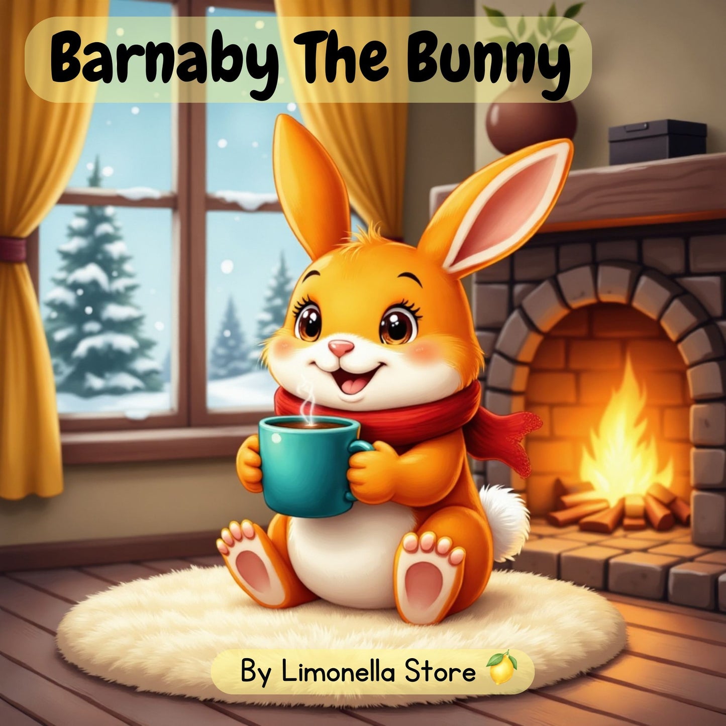 Barnaby the Bunny Cocoa Loverâ Digital Flipbook for Kids 42 pages (Ages 3â5)