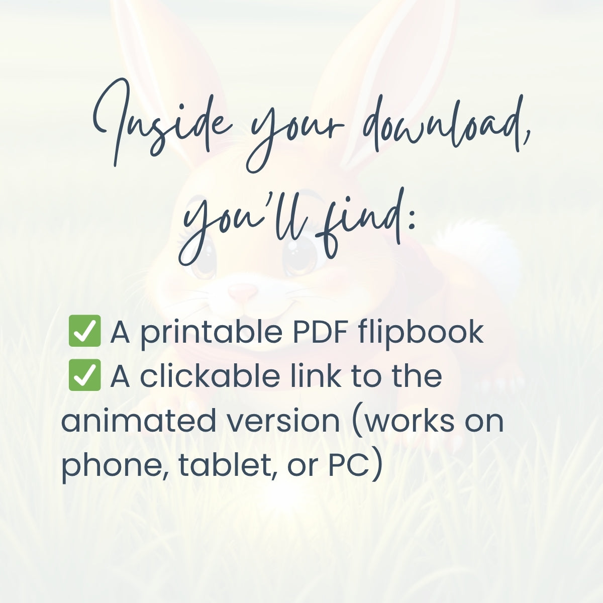 Barnaby the Bunny Cocoa Loverâ Digital Flipbook for Kids 42 pages (Ages 3â5)