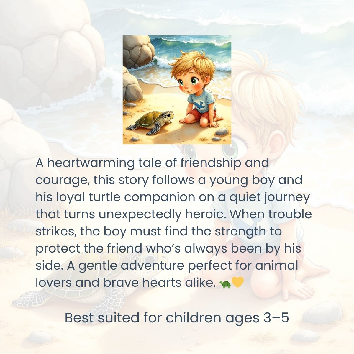 Flipbook, Shelly's Freedom: A Beachside Promise 21 pages (for ages 3-5)