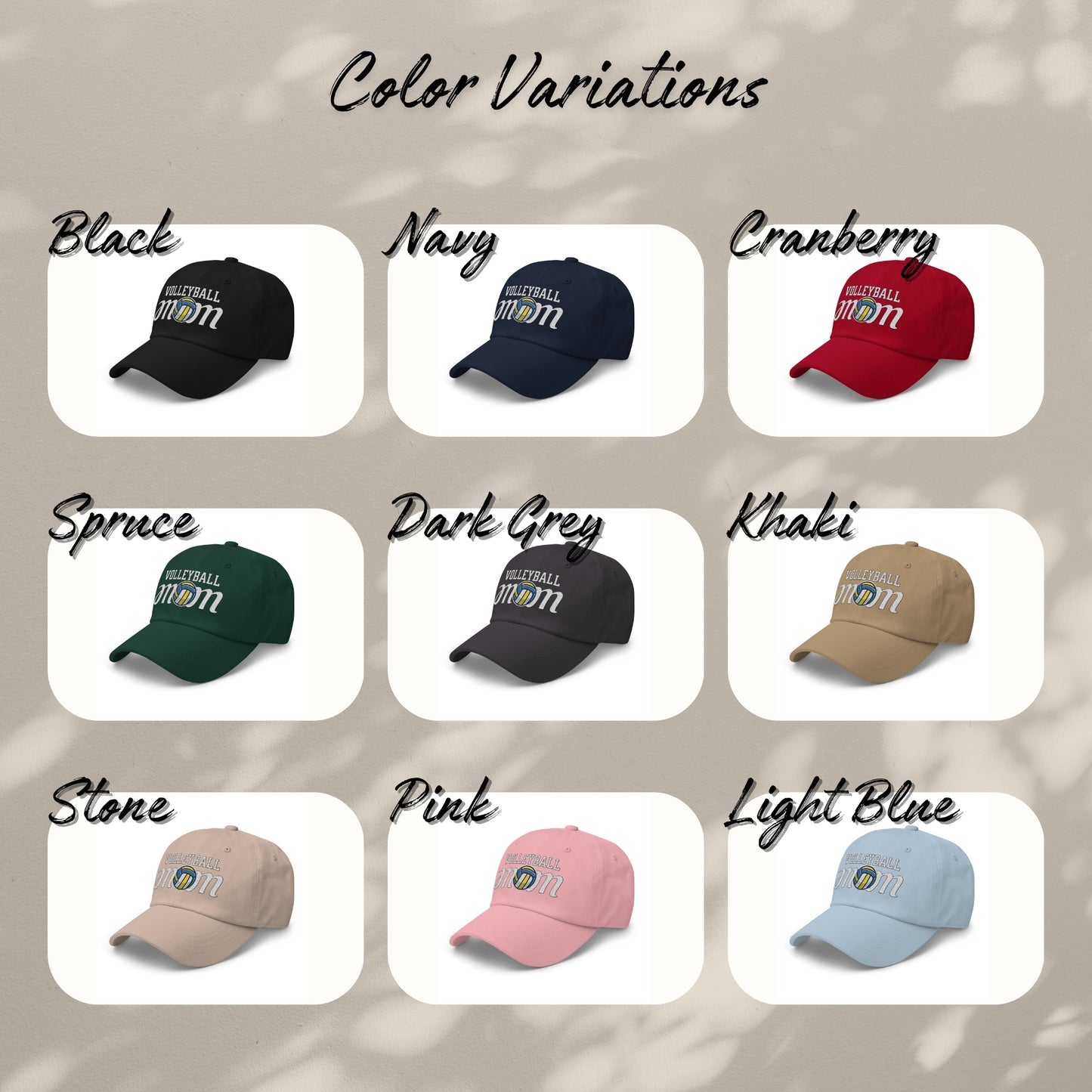 Embriodered Dad Hat - Volleyball Mom