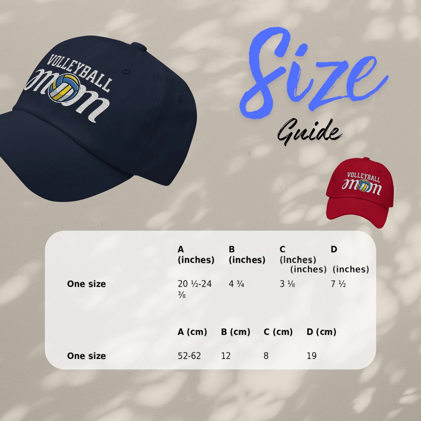 Embriodered Dad Hat - Volleyball Mom
