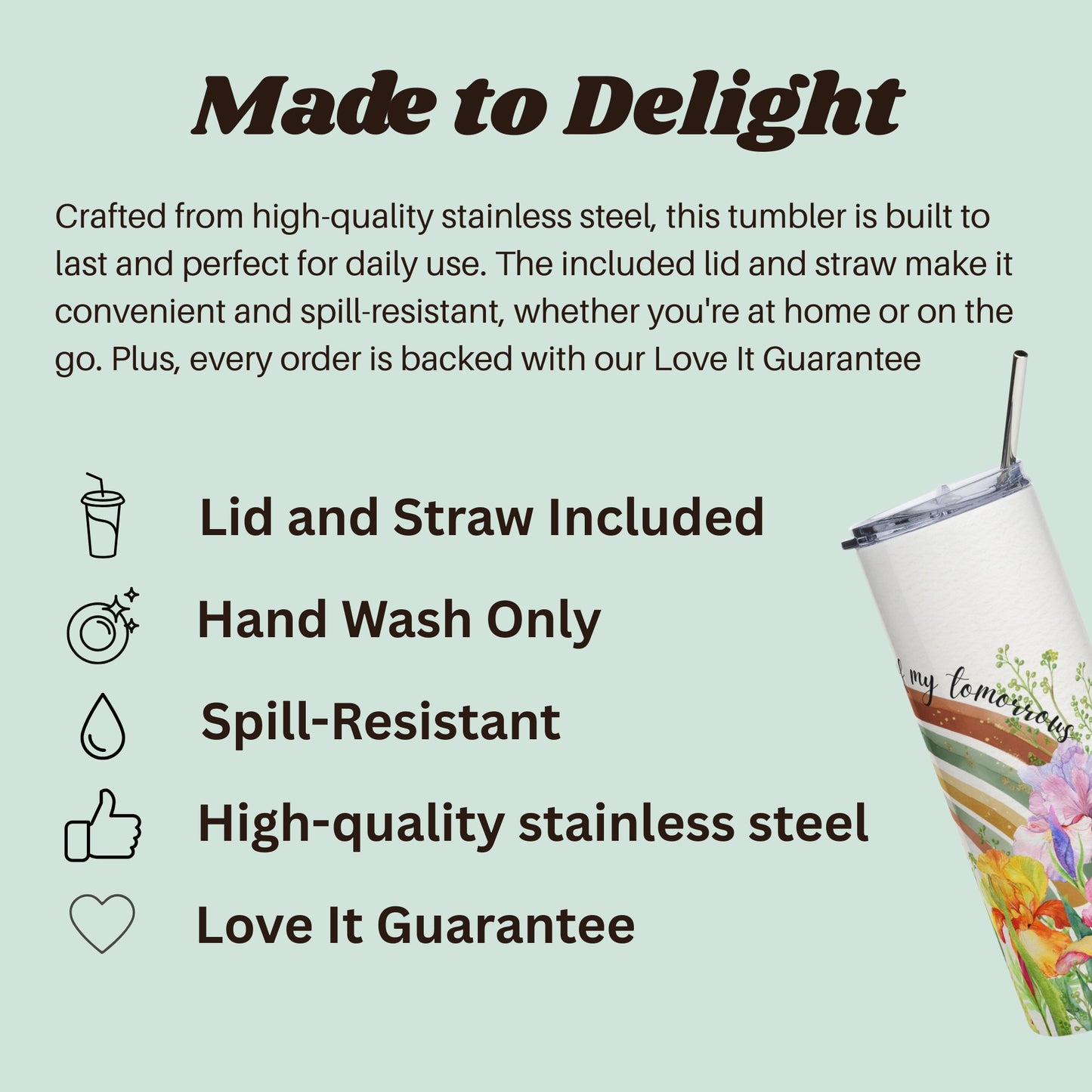 Stainless Steel Tumbler 20 oz