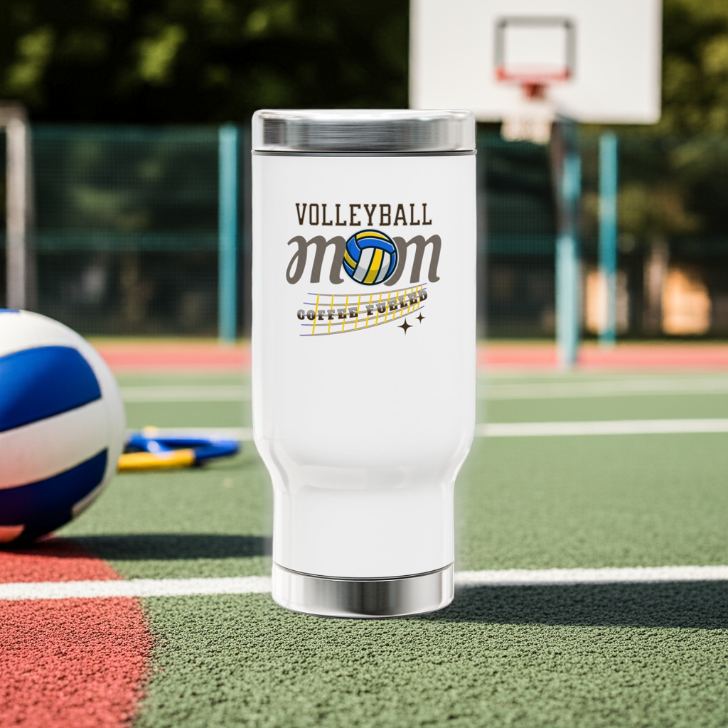 Personalized Volleyball Mom Mug 14 oz.