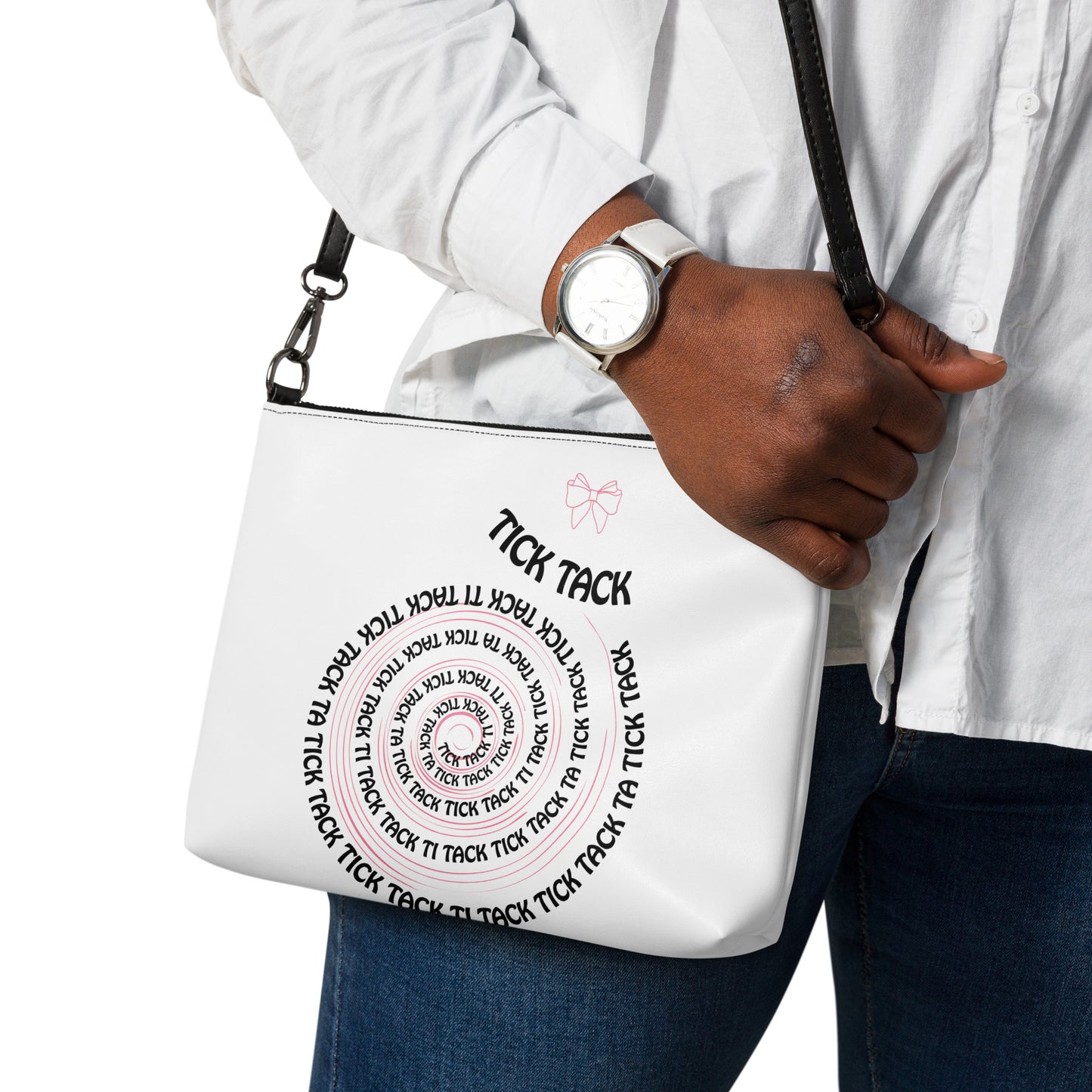 Tick Tack K-Style Crossbody Bag – Trendy Streetwear Vibe for K-Pop Fans