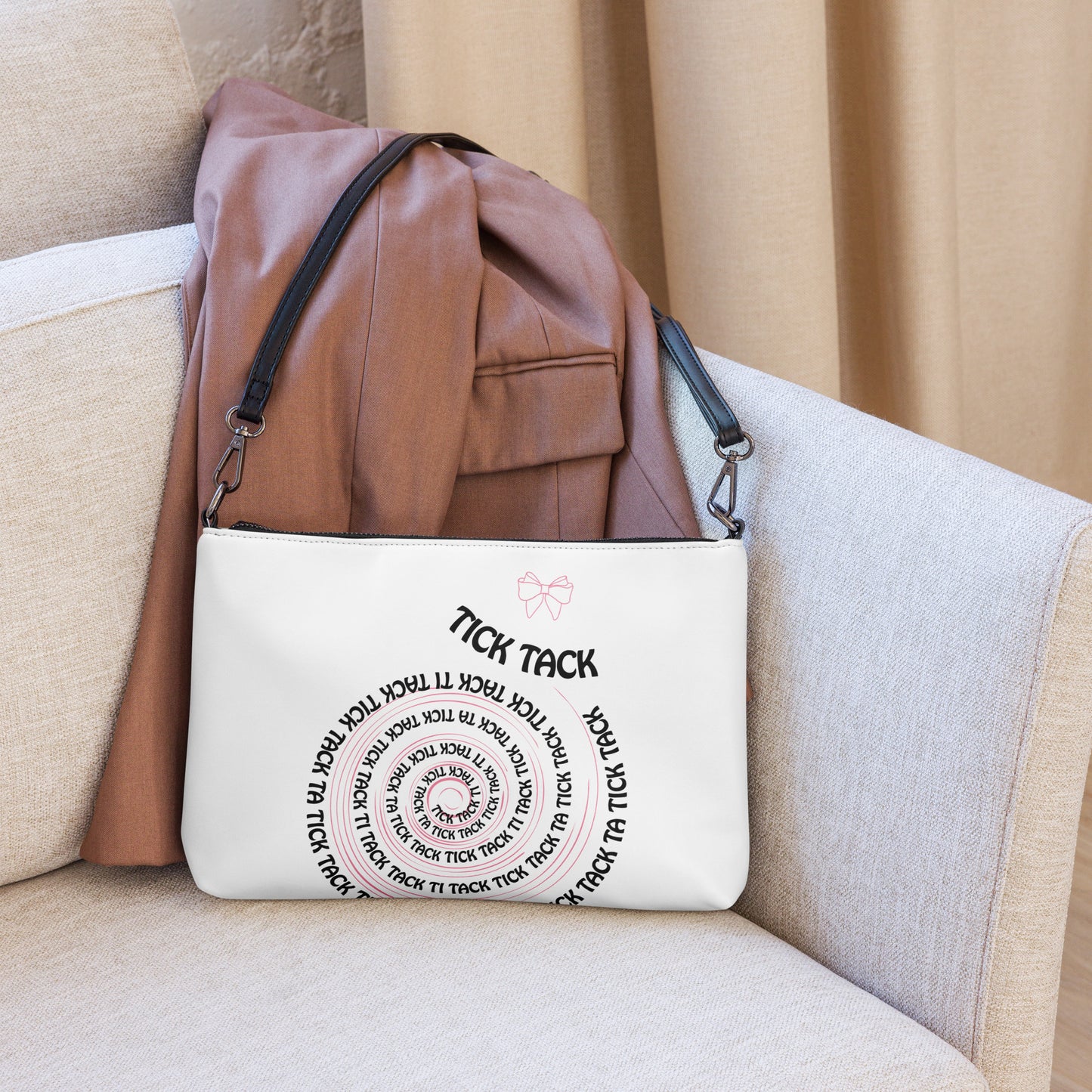 Tick Tack K-Style Crossbody Bag – Trendy Streetwear Vibe for K-Pop Fans