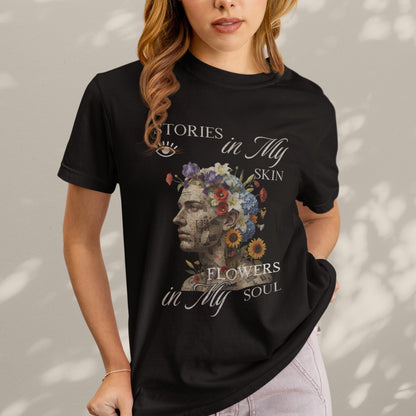 Floral Soul Unisex T-Shirt, Inspirational Tee