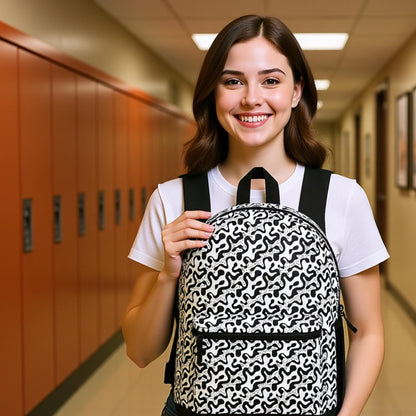 Backpack - Modern Wave Print
