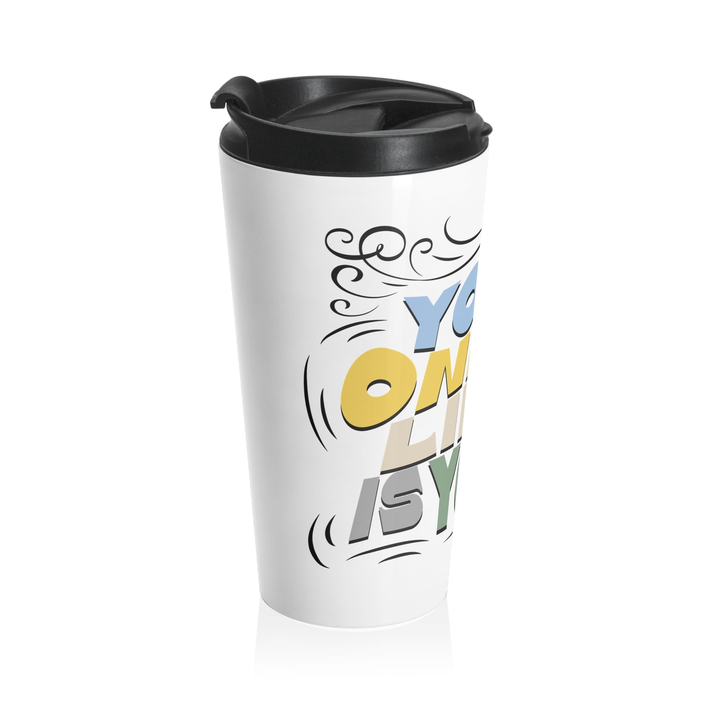 Inspirational Travel Mug Your Only Limit is You