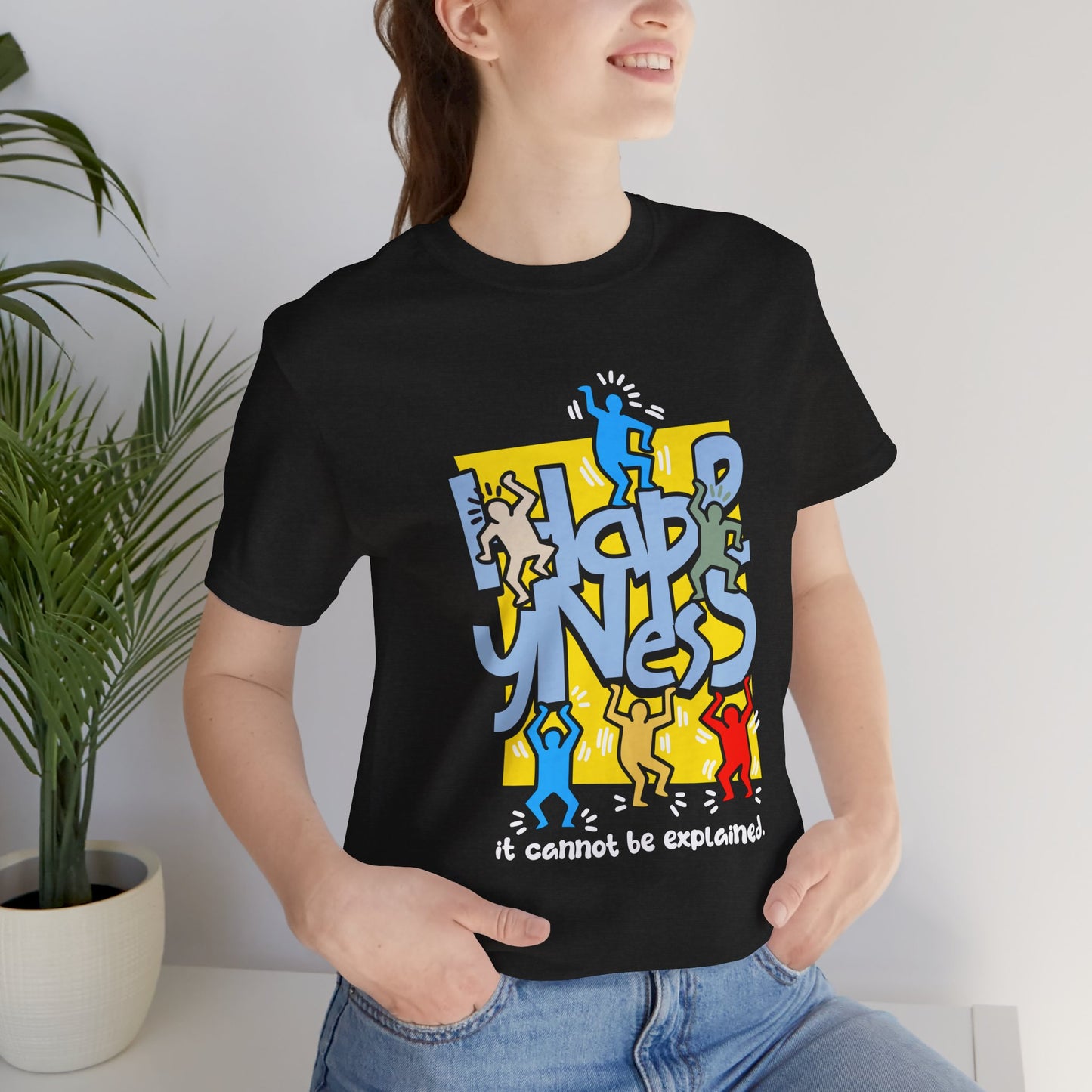 Unisex Jersey Short Sleeve Tee - Way to Happiness Design
