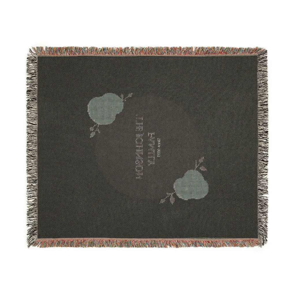 Personalized Family Woven Blanket  Custom Name Cozy Throw