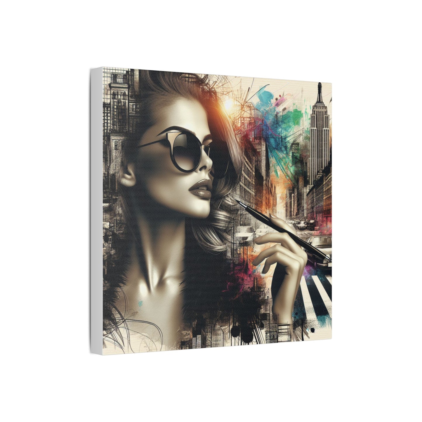 Urban Muse Satin Wall Art Decor