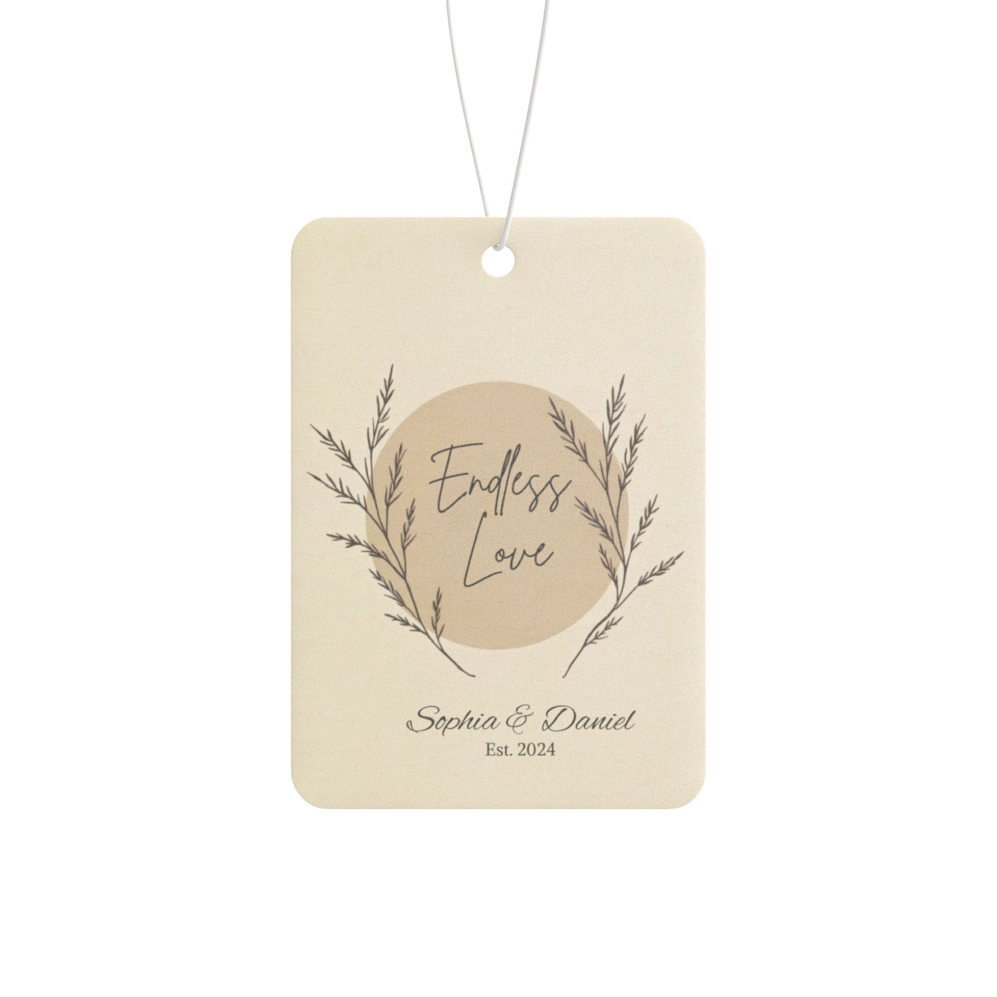 Endless Love Car Air Freshener - Romantic Scented Auto Freshener