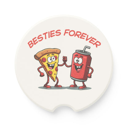 Car Coaster - Besties Forever Design