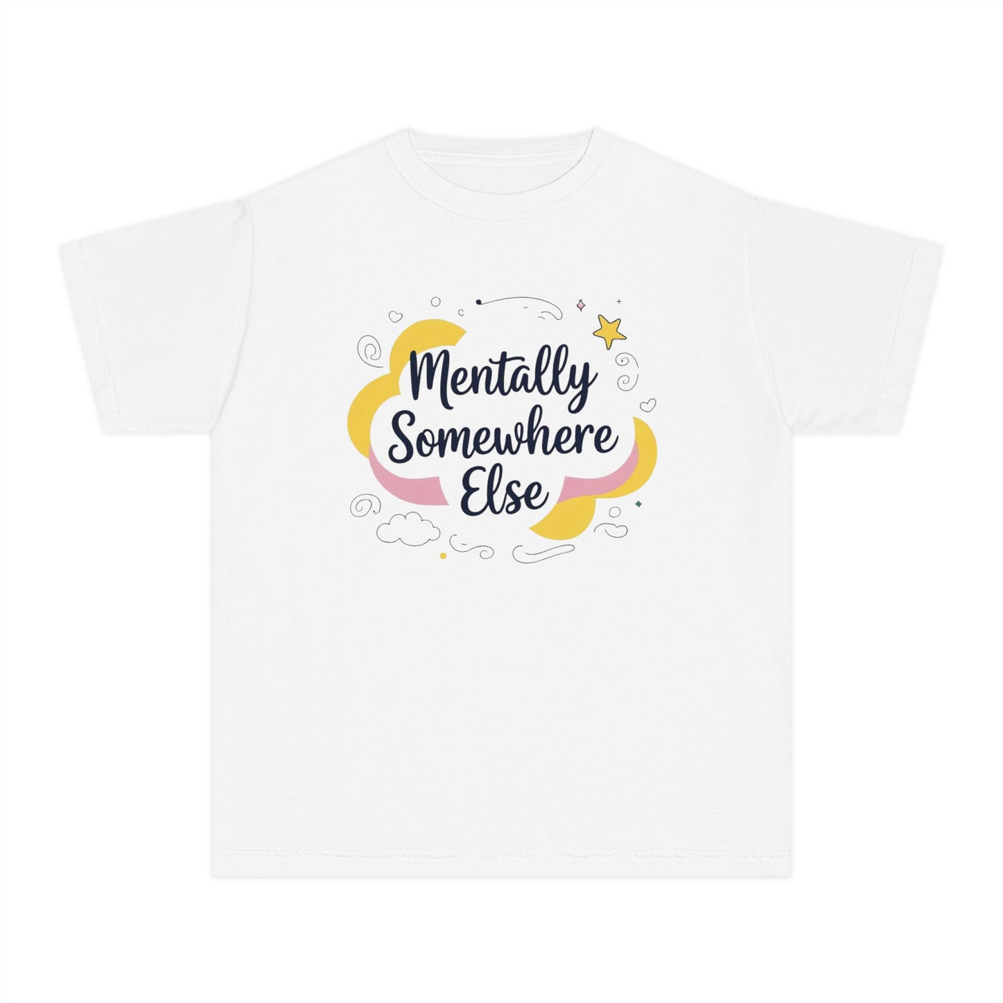 Mental Vibes Youth Tee - Comfortable Midweight T-Shirt for Dreamers