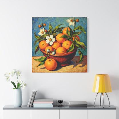 Vibrant Fruit Wall Art, Modern Canvas Decor