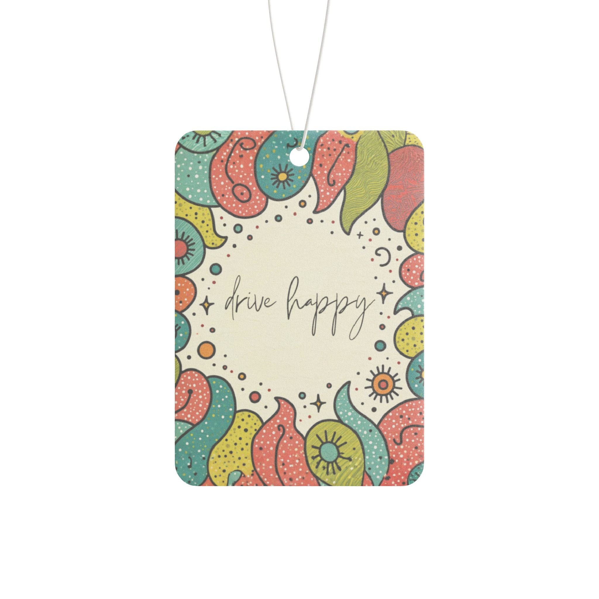 Drive Happy Car Air Freshener — Uplifting Scented Auto Freshener