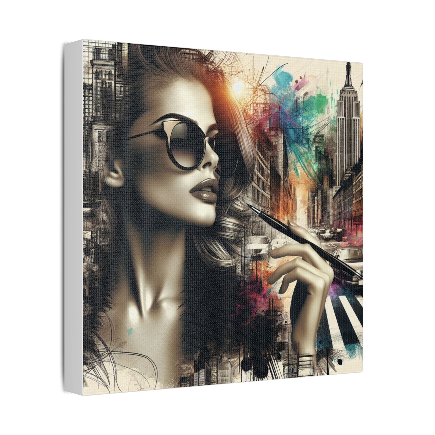 Urban Muse Satin Wall Art Decor