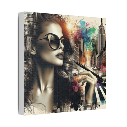 Urban Muse Satin Wall Art Decor