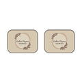 Rear Car Mats - "Endless Elegance" Personalized Floral Logo