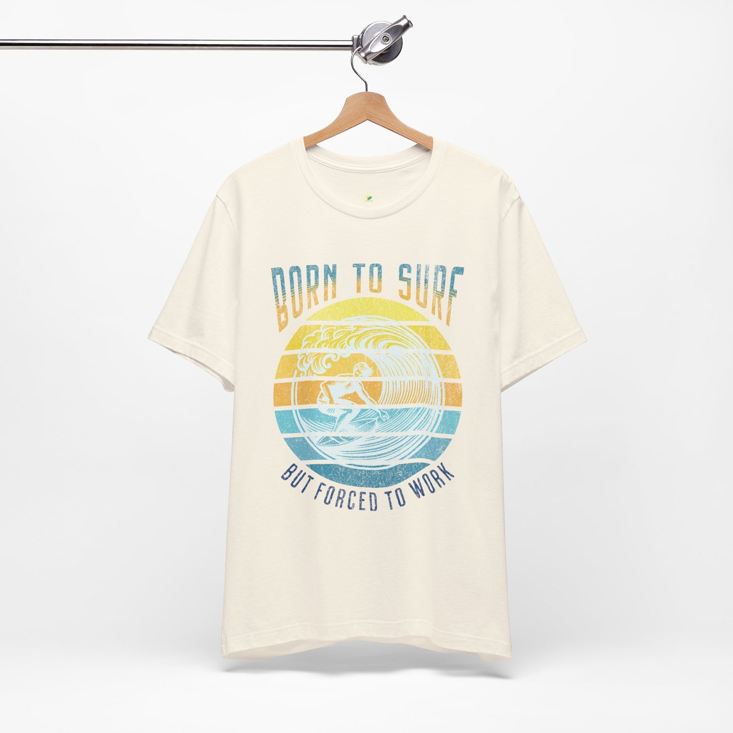 Surf Short Sleeve Tee - Born to Surf Design