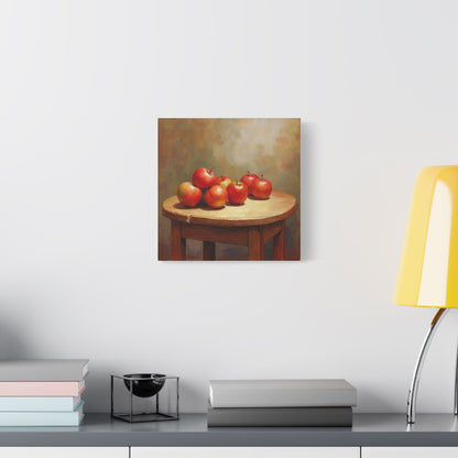 Canvas Art: Red Apples