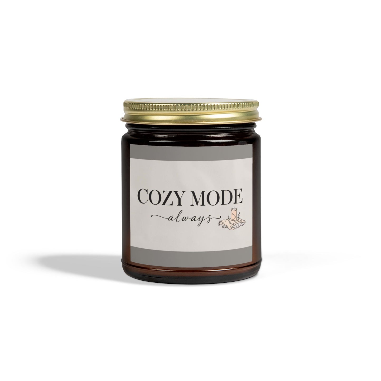 Cozy Mode Scented Candles, Relaxation, Home Decor, Gift Idea, Aromatherapy, Self-Care