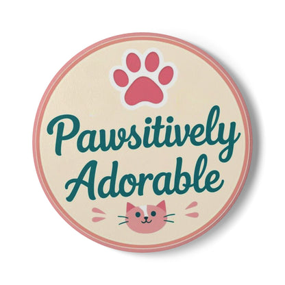 Cat Lover Ceramic Coaster