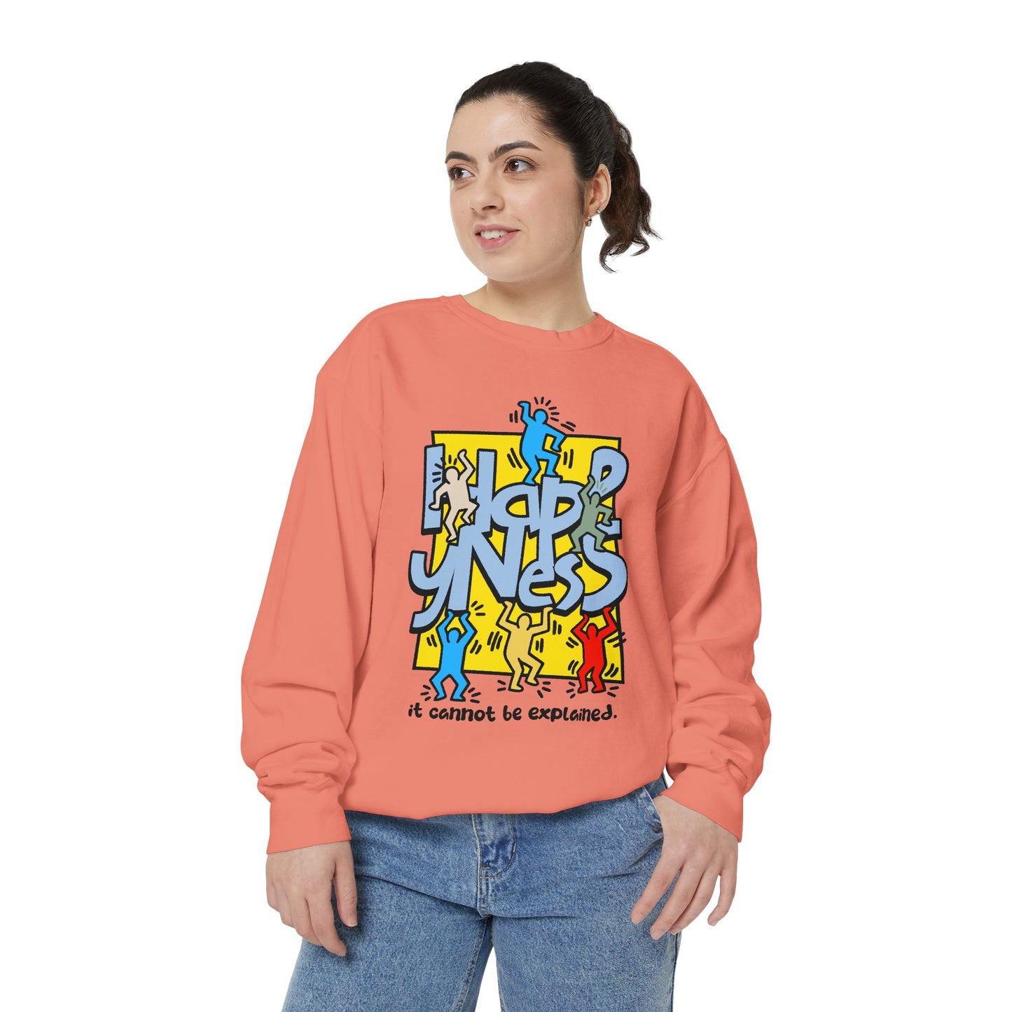 Garment-Dyed Sweatshirt - Way to Happiness Design