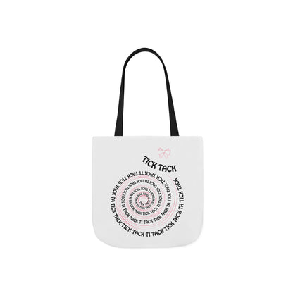 Tick Tack Canvas Tote Bag