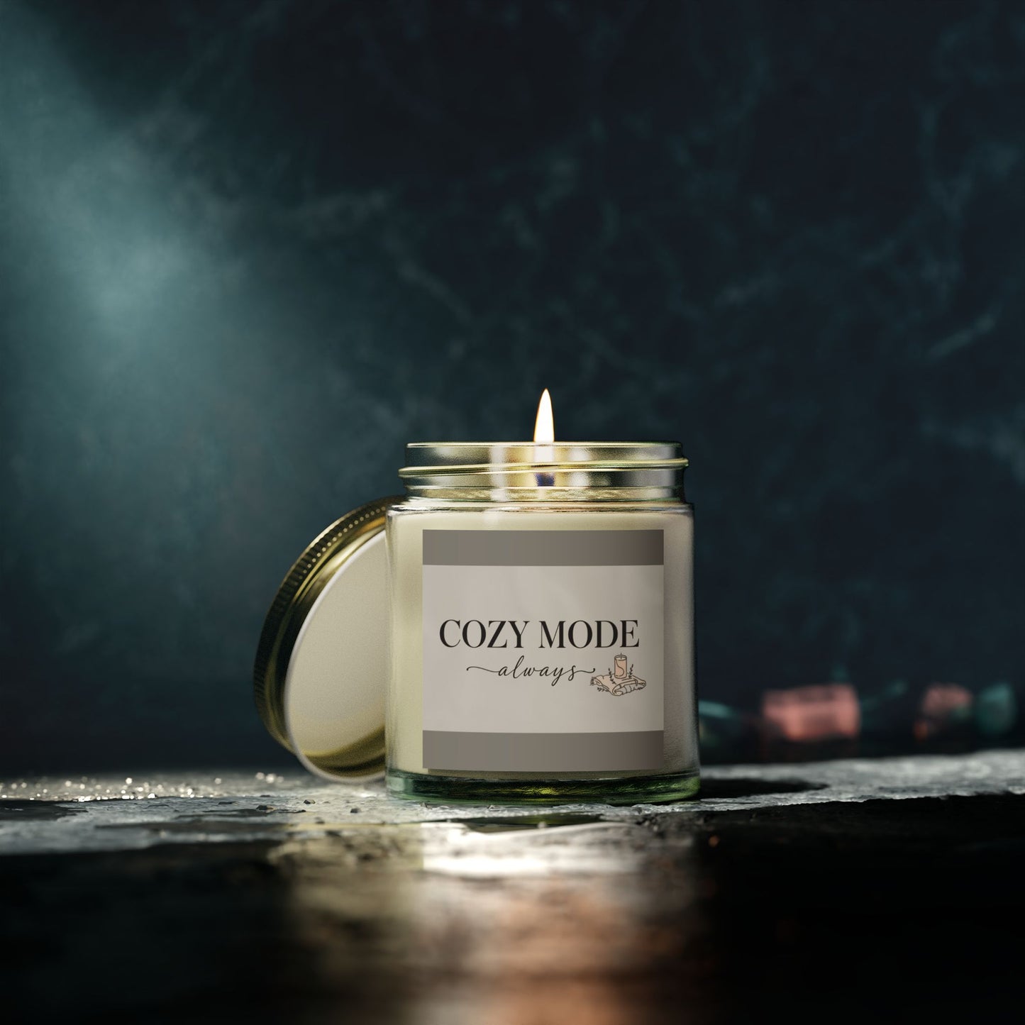 Cozy Mode Scented Candles, Relaxation, Home Decor, Gift Idea, Aromatherapy, Self-Care