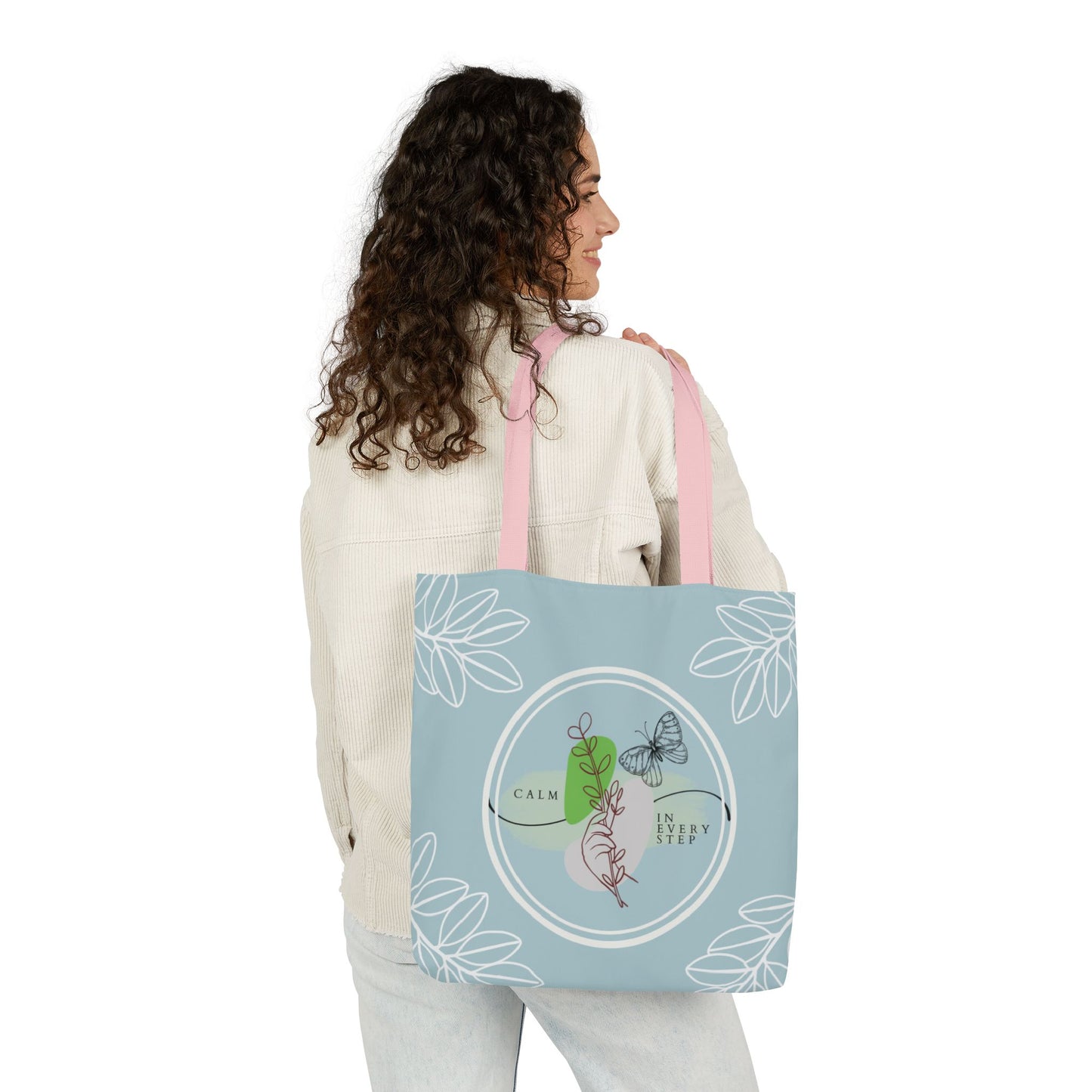 Calm In Every Step Tote Bag