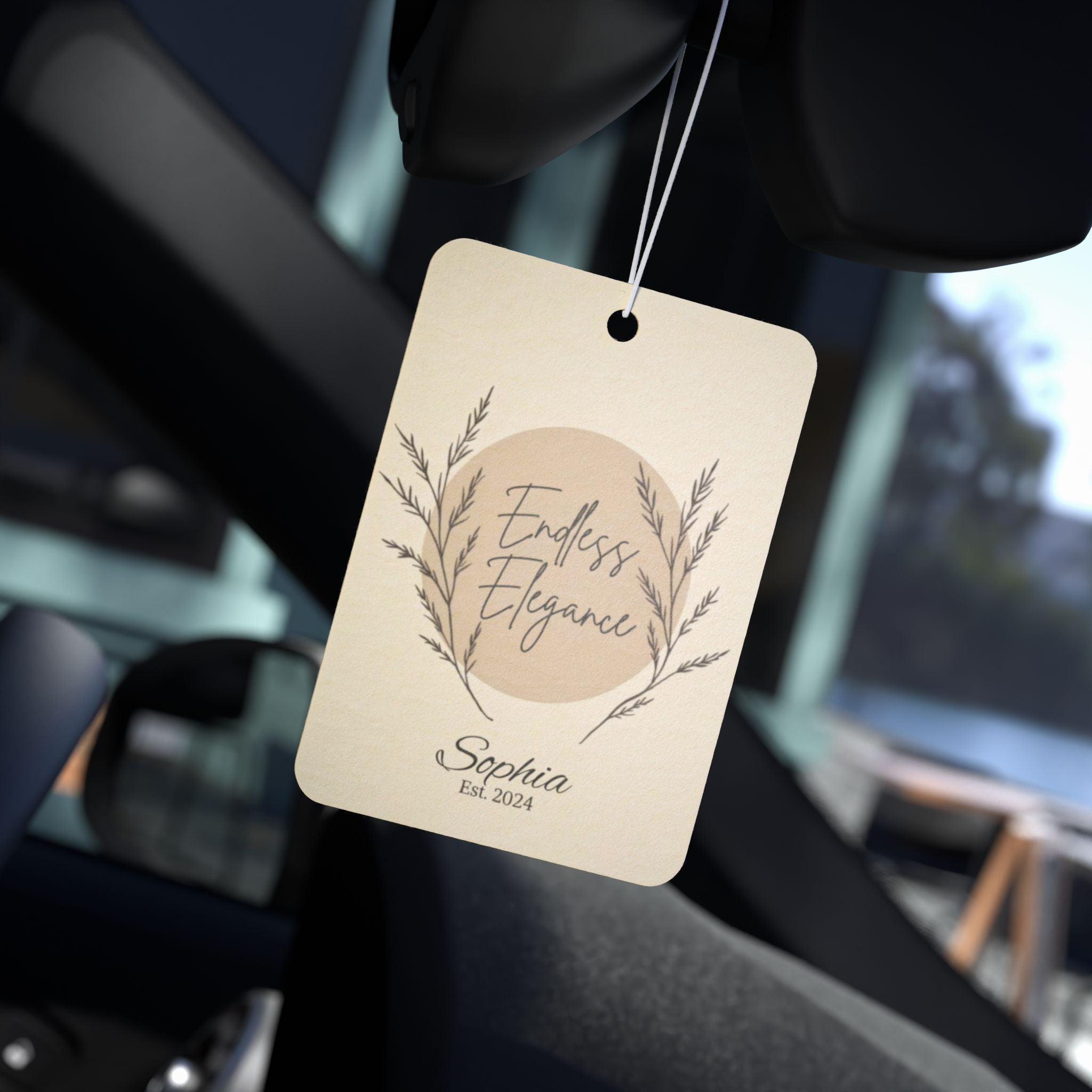 Endless Elegance Car Air Freshener - Luxury Scented Auto Ornament